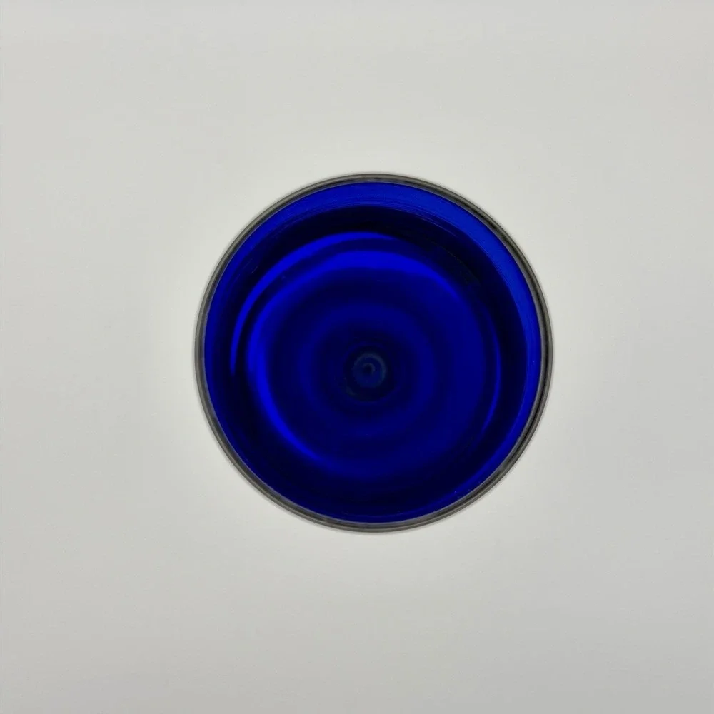 Libbey Premier Cobalt Blue Champagne Flutes Set‎ of 8 Glasses 8.25
